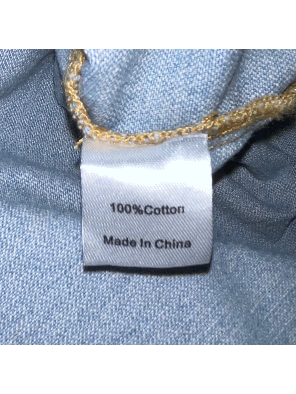 Tuckernuck Denim Jacket XXL 100% cotton Chore Oversized Plus Size - Picture 8 of 9